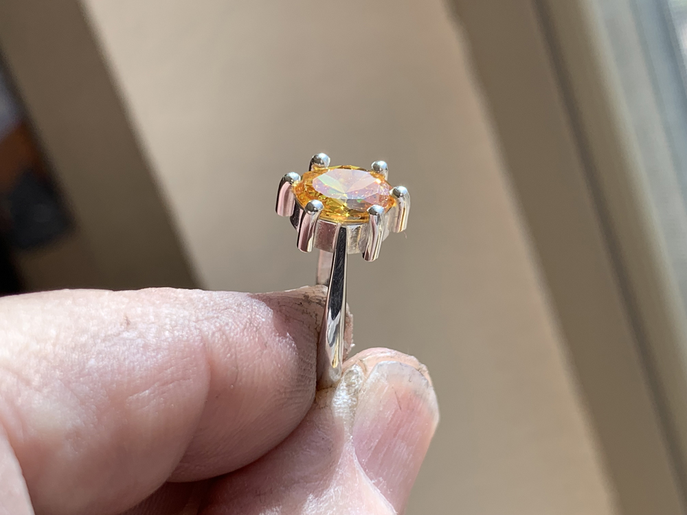 Citrine Cocktail Ring